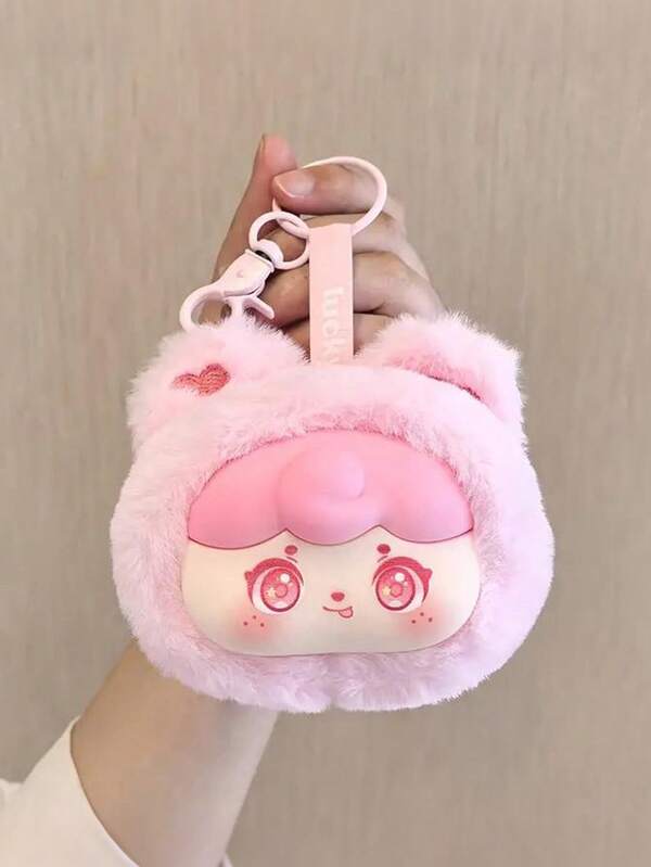 1 chaveiro fofo com cabeça de urso Rilakkuma, cores vibrantes, pelúcia macia de luxo de alta qualidade, adorável pingente de chaveiro de pelúcia, ideal para mochila ou chaveiro de carro, adequado para uso em mochilas escolares. Adequado como lembrança o ano todo, decoração para pendurar em acessórios de carro, decoração de animais escolares ou no estilo Y2K. Acessórios de Halloween, ideias para presentes de Natal para o Dia dos Professores.