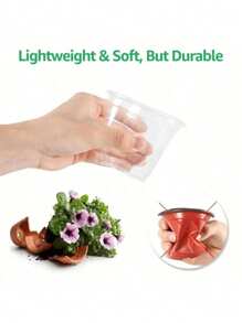 9pcs Plant Nursery Pots 5/4/3.5 Inch, Transparent Plastic Planter With Drainage Hole For Indoor Succulent, Seed Starting Pot Flower Plant Container For Seedlings, Cuttings - Multicolor - View 9