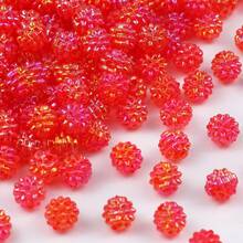 Hạt dâu tằm 10/12mm, hạt ngọc trai giả ABS thủ công DIY Phụ kiện thủ công cho vòng tay, hoa tai, đồ trang sức - bóng bayberry - Xem 10