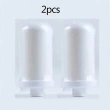 Faucet Water Filter - No Electricity Required, Easy To Install Tap Water Filter With Replaceable Ceramic Filter Cartridge, White Plastic Design, Compact Size, Efficient Filtration, Suitable For Household Drinking Water, Durable Structure, Essential For Healthy Home