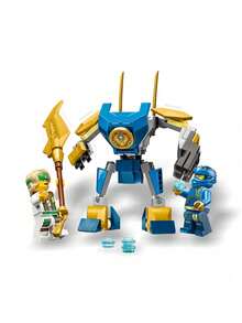LEGO Bộ đồ chơi robot chiến đấu của Jay trong Ninjago 71805 – Robot có thể tạo dáng với 4 nhân vật nhỏ, bộ hành động sáng tạo, món quà hoàn hảo cho trẻ em từ 6 tuổi trở lên, robot, trò chơi tưởng tượng, quà tặng âm nhạc/mùa cưới. - Nhiều màu - Xem 3