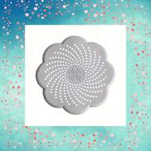 1 Stück blumenförmiger Spülbecken-Abflusssieb - Plastik Abflussschutz für Badezimmer und Dusche, verhindert Verstopfungen, fängt Haare und Schmutz auf, einfach zu reinigen