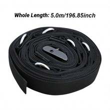 1PC 5m Length Door Anchor Strap For Resistance Bands Exercises Multi Point Anchor Portable Exercise Band Without Punching Space Saving Home Workouts Equipment Hole-Free Installation Portable Home Exercise