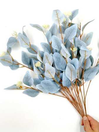 2 件/4 件/6 件人造闪光植物与浆果，可爱的圣诞树装饰饰品剪枝，适用于客厅和卧室、婚礼、派对、家居装饰、书桌装饰。万圣节装饰、感恩节圣诞用品、家居装饰、餐桌装饰、室内外圣诞装饰