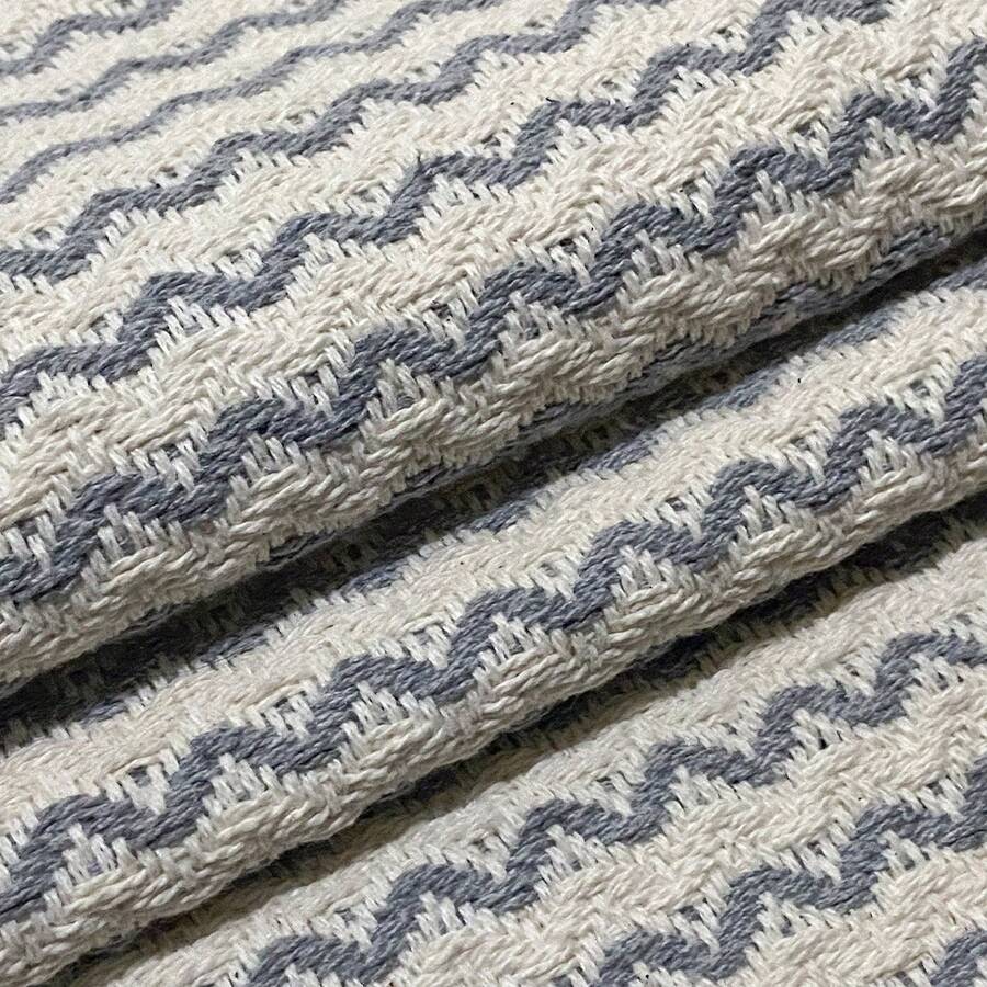 Individual Runner Rug Various Sizes - 100% Cotton Home Living Room Bedroom Kitchen - Gray/Natural - View 1