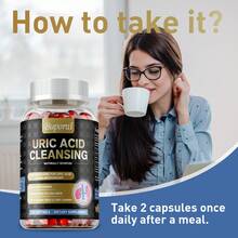 Uric Acid Cleansing - Helps Balance The Kidneys, Relieve Uric Acid, Enhance Immunity, And Promote Joint And Urinary Tract Health - 120pcs - 一瓶 - 試用階段 - 查看 3