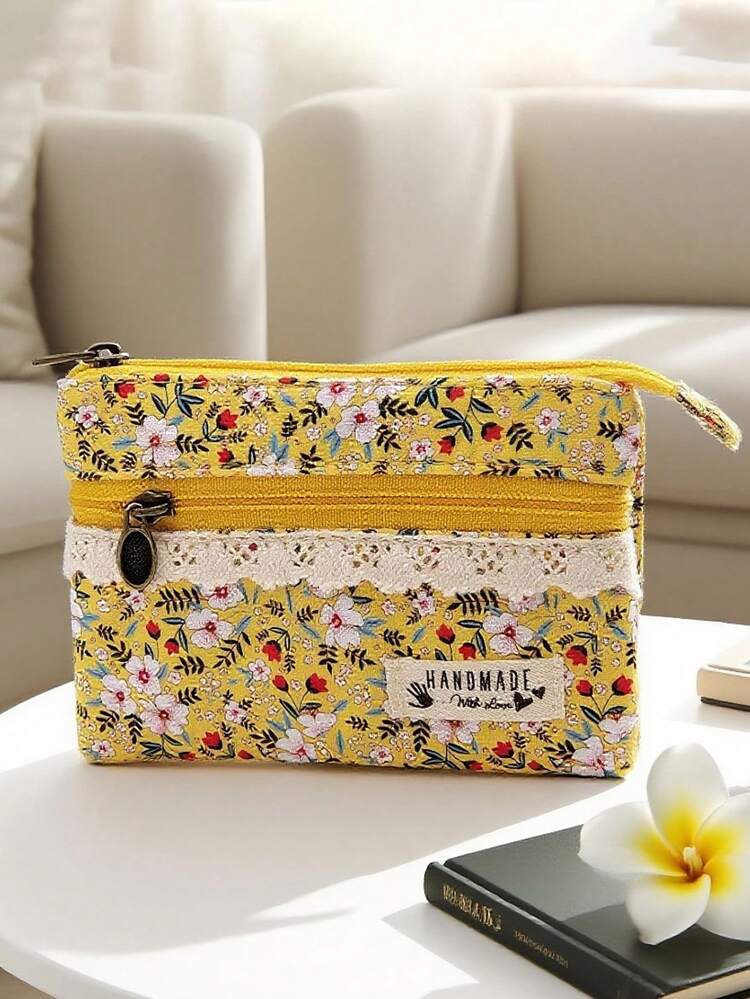 1 pieza Bolsa de cosméticos pequeña, bolsa de almacenamiento, monedero de viaje, bolsa de aseo, bolsa de cosméticos linda, bolsa de cosméticos de viaje, bolsa de aseo, bolsa de almacenamiento de cosméticos, bolsa de almacenamiento portátil de gran capacidad, bolsa de cosméticos pequeña como regalo para mujeres, bolsa de almacenamiento, monedero de viaje para cosméticos - Multicolor - Añade 16