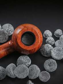 100/20/40 pezzi Filtri in rete per pipe da fumo, rete metallica per accendere pipe da fumo, rete di accendino per tabacco, pezzi di rete per filtri per pipe