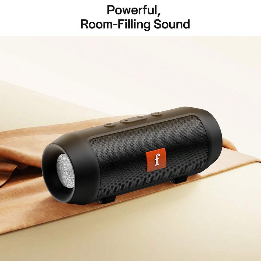 Affordable 30W Portable Bluetooth Speaker, 360° Surround Sound, Loud Wireless Outdoor Speaker, Camping, Party, TWS Pairing, Great Gift - màu đen - Xem 1