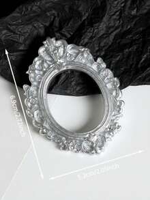 10个/1个复古奢华巴洛克风格树脂相框装饰，圣诞DIY童话娃娃屋迷你相框装饰，适合圣诞娃娃展示，送给家人和朋友的惊喜礼物，珠宝店景观配件