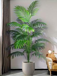 Conjunto artificial de 3 en 1 de árbol de palma ultra realista con Monstera y Ave del Paraíso - Plantas de palma de areca falsas de 90-120 cm de altura, decoración tropical de plástico para interiores/exteriores para el hogar, jardín, boda y fiesta, árboles falsos de bajo mantenimiento para sala de estar, oficina, patio, balcón y decoración de eventos (diseño resistente al agua + idea de regalo perfecta para inauguración de casa/cumpleaños)