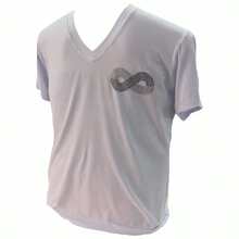 Men's Basic Plus Size T-Shirt Sizes P To G8 Viscolycra Mesh Fabric With V-Neckline - Blanco - Ver 3