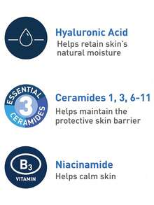 CeraVe 泡沫洁面乳 | 适合油性肌肤的日常洁面乳，蕴含透明质酸、神经酰胺和烟酰胺 | 无香精，不含防腐剂 | 473 毫升 - 473ml - 查看 4