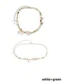 Acrylic Seed Beads Double Layer Waist Chain Boho Minimalism Geometric Stone Belly Chain Sexy Summer Body Jewelry Body Chain - Multicolor - View 17