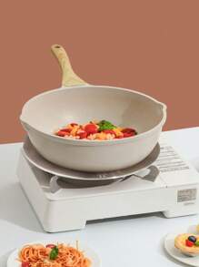 1pc Heat Conduction Plate For Induction Cooktop, Suitable For Gas Stove, Induction Cooker, Moka Pot, Small Milk Pot, Stainless Steel Pot, Ceramic Casserole. Can Quickly Defrost Meat Products, Gather Fire, Anti-Slip, Kitchen, Household, - Multicolor 7.9in Insulation Board - View 4