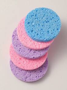 Soft Cleansing Facial Powder Puff(Mixed Colors), Beauty Facial Sponge, Bath Makeup Remover Puff, Facial Cleansing Tool, Exfoliating, Blackhead Removal, Gentle Skin Cleansing