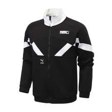 Puma 男士 2026 春季 INTLGAME 联名复古撞色立领夹克 531339-01 - 黑色 - 查看 1
