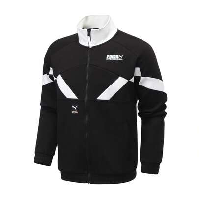 Puma 男士 2026 春季 INTLGAME 联名复古撞色立领夹克 531339-01