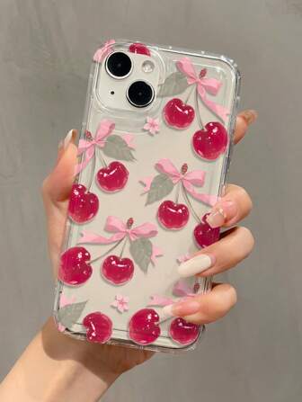 1 件气囊樱花图案 TPU 全身防震手机壳适用于 Apple 17、16、15、14、13、12、11 Pro Max、系列