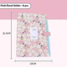 1 Stück 6/8 Fächer Blumenmuster Erweiterbare Datei Mappe, modischer Datei Organizer, Akkordeon-Stil Datei Mappe, geeignet für Schule, Büro und Zuhause, in verschiedenen Farben erhältlich, Dokumentenorganizer, Testpapierhalter, PP Datei Mappe, Schulanfang Essentiell, Dokumentenaufbewahrung / Datei Sortierung / Quittungsarchivierung / Ausweishalter, geeignet für Studenten, Lehrer, Büromitarbeiter, Haushalt, Schule, Büro