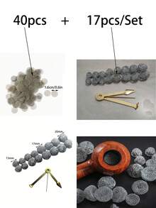 100/20/40 pezzi Filtri in rete per pipe da fumo, rete metallica per accendere pipe da fumo, rete di accendino per tabacco, pezzi di rete per filtri per pipe
