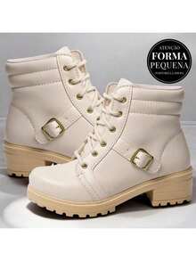 Women's Virginia Ankle Boots Low-Cut Boot Launch Fall Winter 2025 - 米色 - 查看 5