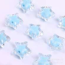 1 Caja de Cuentas acrílicas con forma de corazón, flor y redonda como espaciadores sueltas para hacer pulseras, llaveros y accesorios de joyería - Caja de cuentas - Ver 11