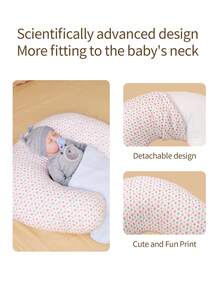1pc Maternity Nursing Pillow, Pregnancy Companion, Breastfeeding Made Easier, Soft Support, Relieves Lumbar Pressure, Comfortable For Mom And Baby, Thoughtful Design Accompanies Every Precious Nursing Moment. - Nursing Pillow-little Starry Sky - View 3