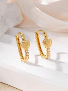 1 对朋克铆钉耳环女式不锈钢耳环耳夹穿孔耳环哥特式珠宝配饰