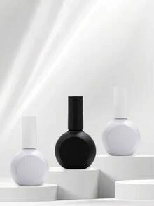 1pc Refillable Empty Glass Nail Polish Bottle With Brush, Suitable For Foundation, Concealer And Other Cosmetic Containers, Convenient For Carrying Out, Applicable For Nail Salons And DIY Nail Art Projects, Easy To Apply And Store Nail Polish And Gel - Multicolor - View 4