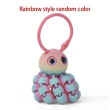 1pc/3pcs 3D Printed Ocean Animal Series Keychain, Creative Octopus Keyring Pendant Bag Charm Car Key Chain, Gift For Friends Birthday, Holiday, Daily