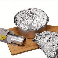 1 Heavy Duty Aluminum Foil - Thick, Disposable For Baking And Grilling, Suitable For Fish, Vegetables, Etc. - Ideal For Grilling And Oven Use | Reusable Cooking Wrap Material | Durable Aluminum Foil Material