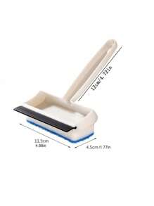 1 件装厨房和浴室清洁刷、双面玻璃清洁剂、淋浴橡胶刮刀、窗户橡胶刮刀、家用电器洗涤器、厨房、浴室、家居、家居用品供应商 - 藍色 - 查看 3