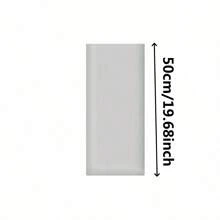 1 pieza Acolchado de pared 3D autoadhesivo de 20 cm x 40 cm, paneles suaves y amortiguadores, adecuado para la decoración de dormitorios y pasillos, fácil de instalar