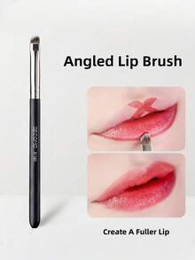 OEIEZ 双头唇刷，可伸缩唇刷，用于口红唇彩的化妆刷，适合日常旅行化妆，荧光笔和遮瑕刷唇部化妆刷