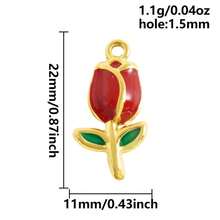 1pc/2pcs Luxury Delicate 304 Stainless Steel Electroplated Pendant Charms, Suitable For DIY Jewelry, Jewelry Making, Crafts - Ocean Life, Cherry, Flower Designs - Color - View 21