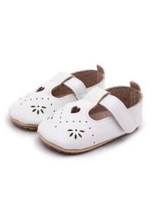 yibubu أحذية أطفال بيضاء من ماركة Yibubu، أحذية بنات رضع، بسيطة وأنيقة، نعل ناعم مضاد للانزلاق، أحذية رضع حديثي الولادة، للمشي الأول