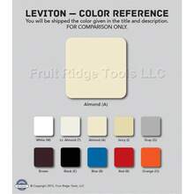 Leviton Almond Decora Single Pole Triple Rocker Wall Light Switch 15A 1755A