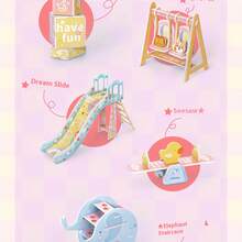 1pc Girls' Puzzle Castle Toy, Children's DIY Princess Castle, Pretend Play Building Blocks Toy, Children's Connecting Toy, Girls' Birthday Toy, Develops Kids' Hands-On Ability, For 3-6 Years Old Girls, Christmas Gift