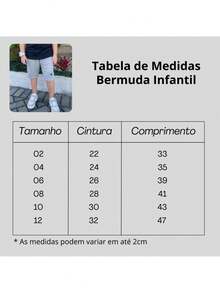 Kit 4 Bermuda Shorts For Children, Boys' Sweatshirt, Boy's Sweatshirt, Various Colors, 2 To 12 Years Old - Multicolor - View 4