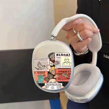 Funda protectora transparente con eslogan compatible con Max, estilo de periódico y revista - transparente - Ver 5