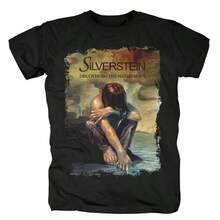 Vtg Silverstein Band Music Lover Heavy Cotton Black Full Size Shirt BL250 - màu đen - Xem 1