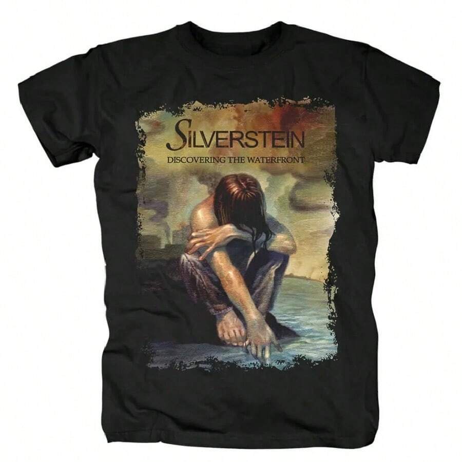 Vtg Silverstein Band Music Lover Heavy Cotton Black Full Size Shirt BL250 - màu đen - Xem 1