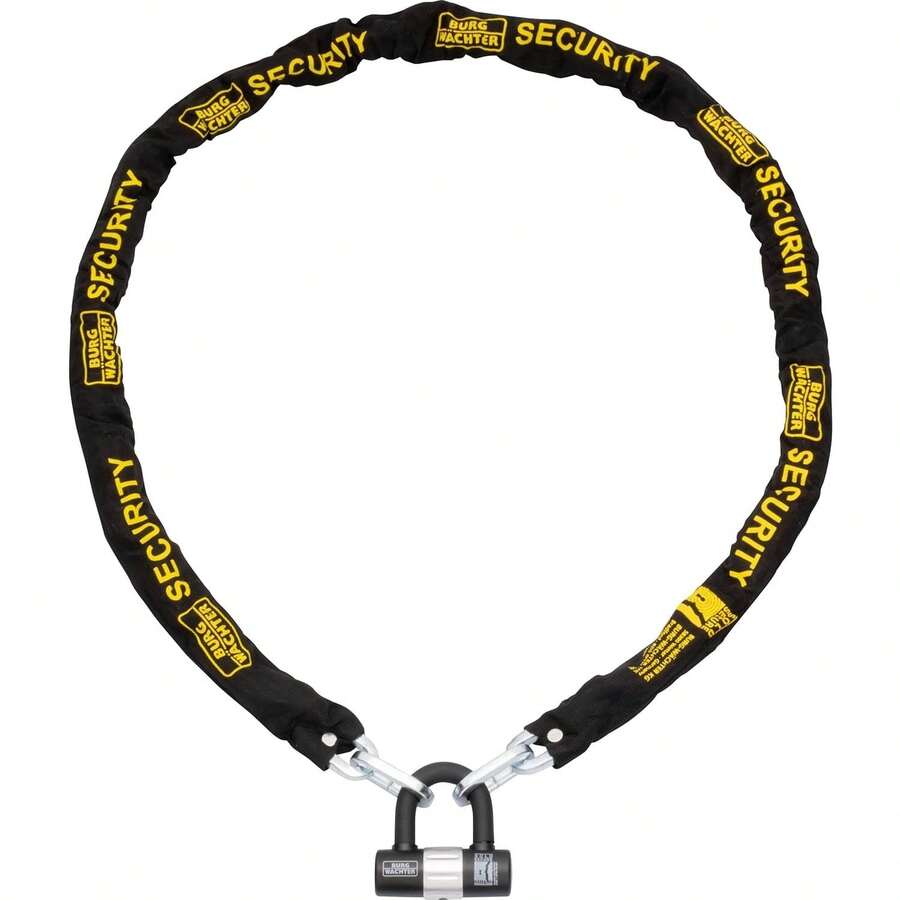 Sold Secure Gold Bike Chain & Lock Kit, Black, 3M - 2百萬 - 查看 1