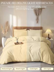 Bộ ga trải giường 2/3 món bằng cotton nguyên chất, 100% cotton, mềm mại và thoáng khí, thân thiện với da, chống xù lông, đồ dệt gia dụng thời trang, bao gồm vỏ chăn và vỏ gối, phù hợp với giường đơn, đôi, cỡ Queen, cỡ King, không bao gồm chăn bông, dùng được cả bốn mùa, nhiều màu sắc để lựa chọn, có thể giặt máy. - Nhiều màu - Xem 8
