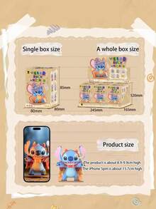 TOPTOY Diario divertido de Stitch Serie 1.0 Caja ciega coleccionable, incluye tarjeta de colección de personajes, regalo lindo para niñas, figura de acción decorativa - Multicolor - Ver 10