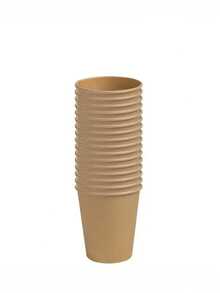 10/30/50/70/100pcs Restaurant Kraft Paper Cups - Disposable Hot & Cold Drink Cups - Suitable For Parties, Events And Small Businesses - Durable Tableware Supplies, Tea Cups, Home And Commercial Drinking Cups, Travel, Camping, Party Supplies - Multicolor - View 7