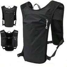 Bicycle Running Hiking Backpack Breathable Bicycle Trail Marathon Hydration Backpack Sports Vest - Black - View 7