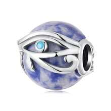 Bamoer Evil Eye Charm Beads Suitable For Original Bracelet 925 Pure Silver Style Exquisite Fashion Personalized Retro Versatile DIY Bracelet Devil's Eye Beads Loose Beads Women's Jewelry Gift - Silver - View 19