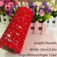 Polka Dot Sequin Mesh Rolls - 10/50 Yards Polka Dot Mesh Netting For Christmas/New Year/Valentine/Wedding/Birthday/Halloween Decoration Tutu Skirts, Gift Wrapping, Party Decor